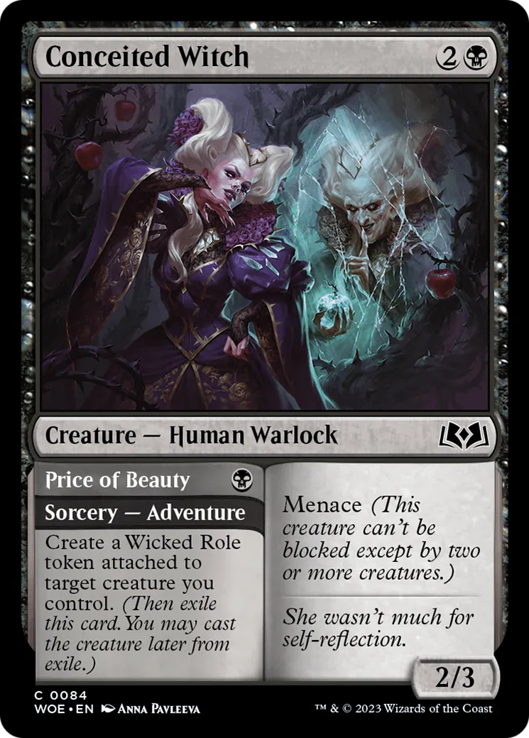 Envoûteuse vaniteuse // Prix de la beauté — Wilds of Eldraine — Magic: The Gathering
