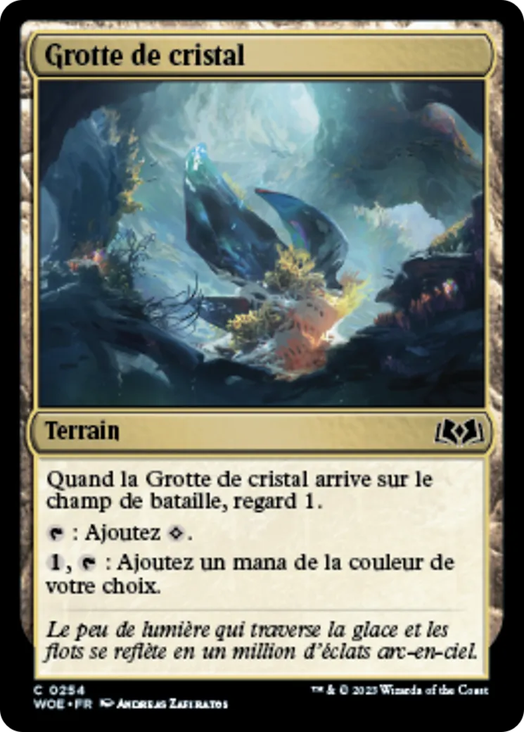 Grotte de cristal — Wilds of Eldraine — Magic: The Gathering