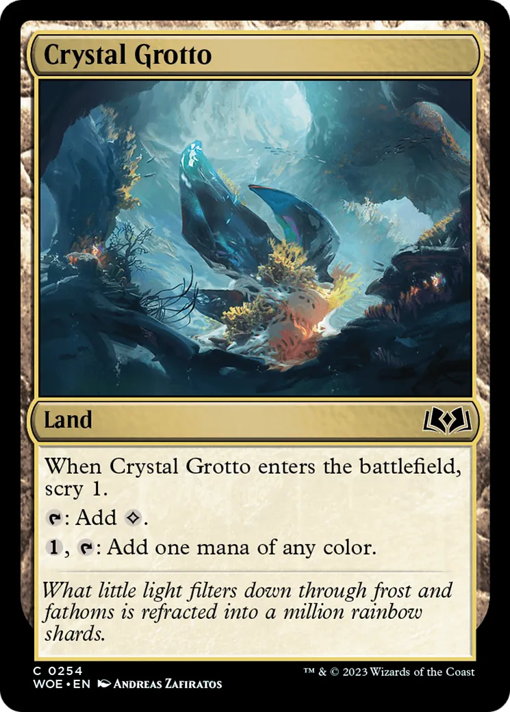 Crystal Grotto — Wilds of Eldraine — Magic: The Gathering