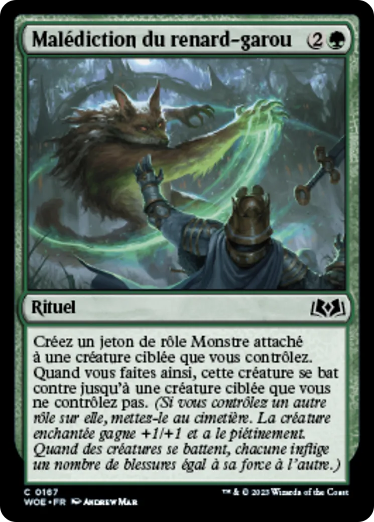 Malédiction du renard-garou — Wilds of Eldraine — Magic: The Gathering