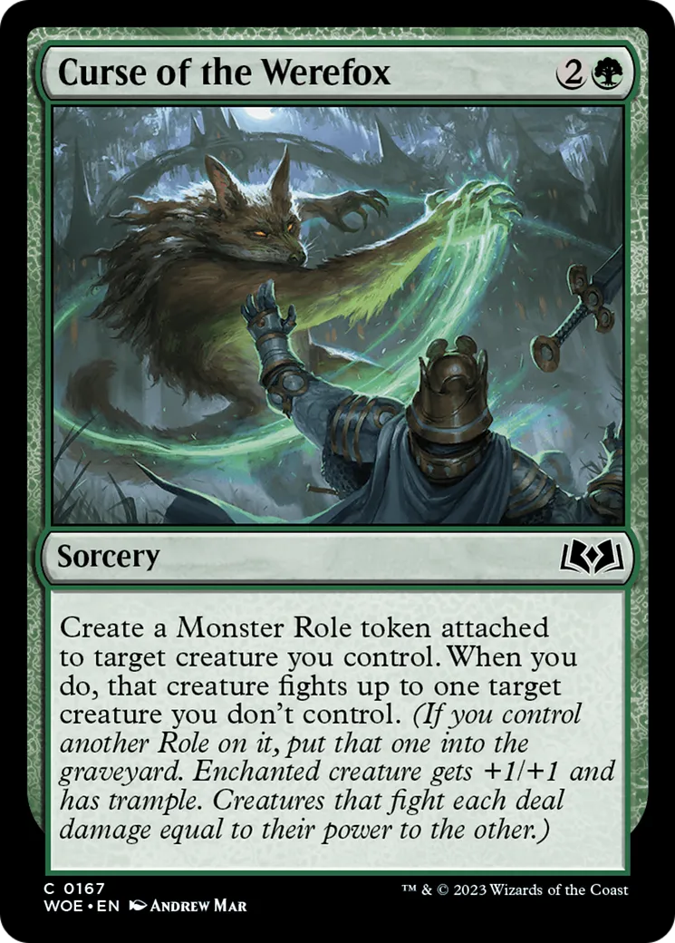 Malédiction du renard-garou — Wilds of Eldraine — Magic: The Gathering