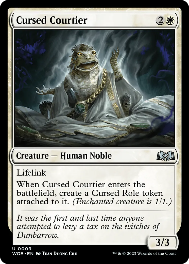 Courtisan maudit — Wilds of Eldraine — Magic: The Gathering