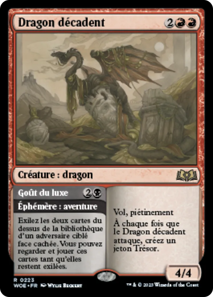 Dragon décadent // Goût du luxe — Wilds of Eldraine — Magic: The Gathering