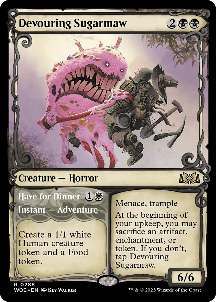 Gueule sucrée dévorante // Dîner en tête à tête — Wilds of Eldraine — Magic: The Gathering