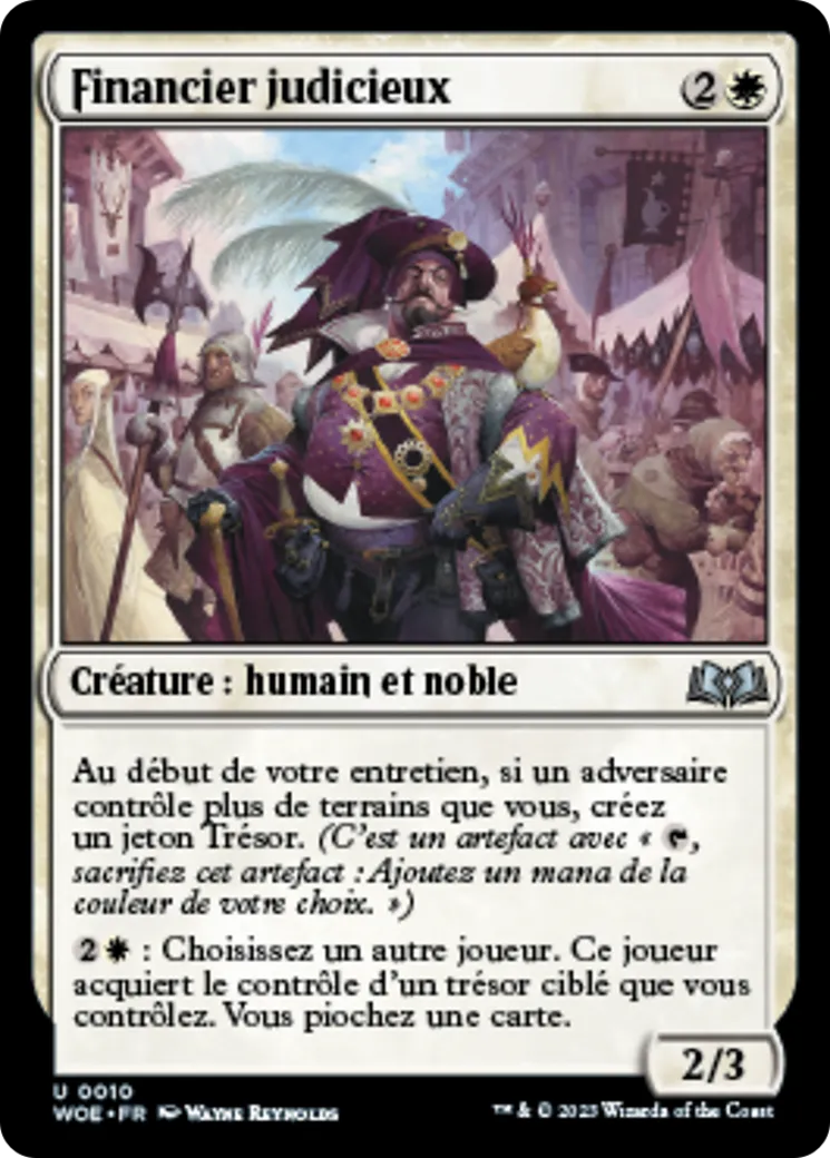 Financier judicieux — Wilds of Eldraine — Magic: The Gathering