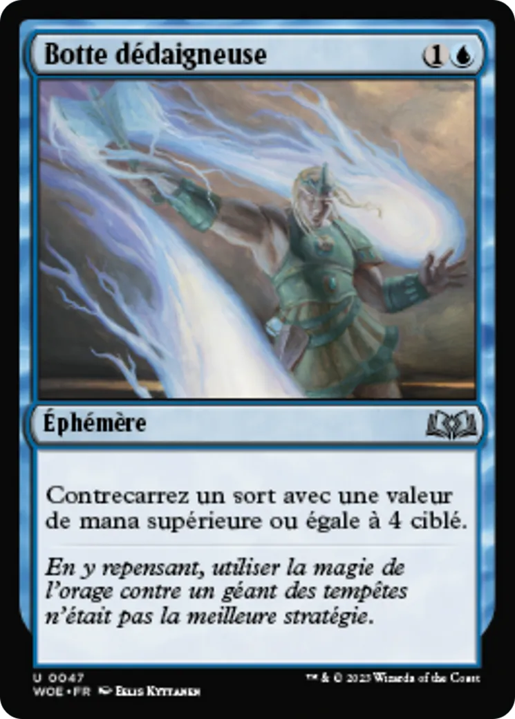 Botte dédaigneuse — Wilds of Eldraine — Magic: The Gathering