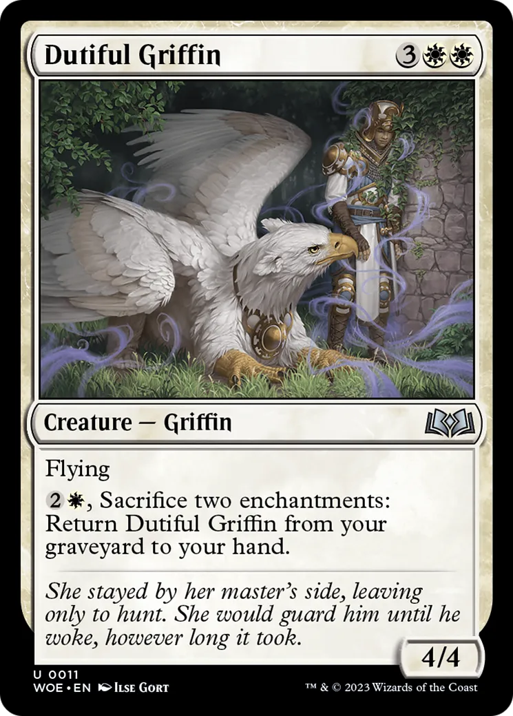 Dutiful Griffin — Wilds of Eldraine — Magic: The Gathering