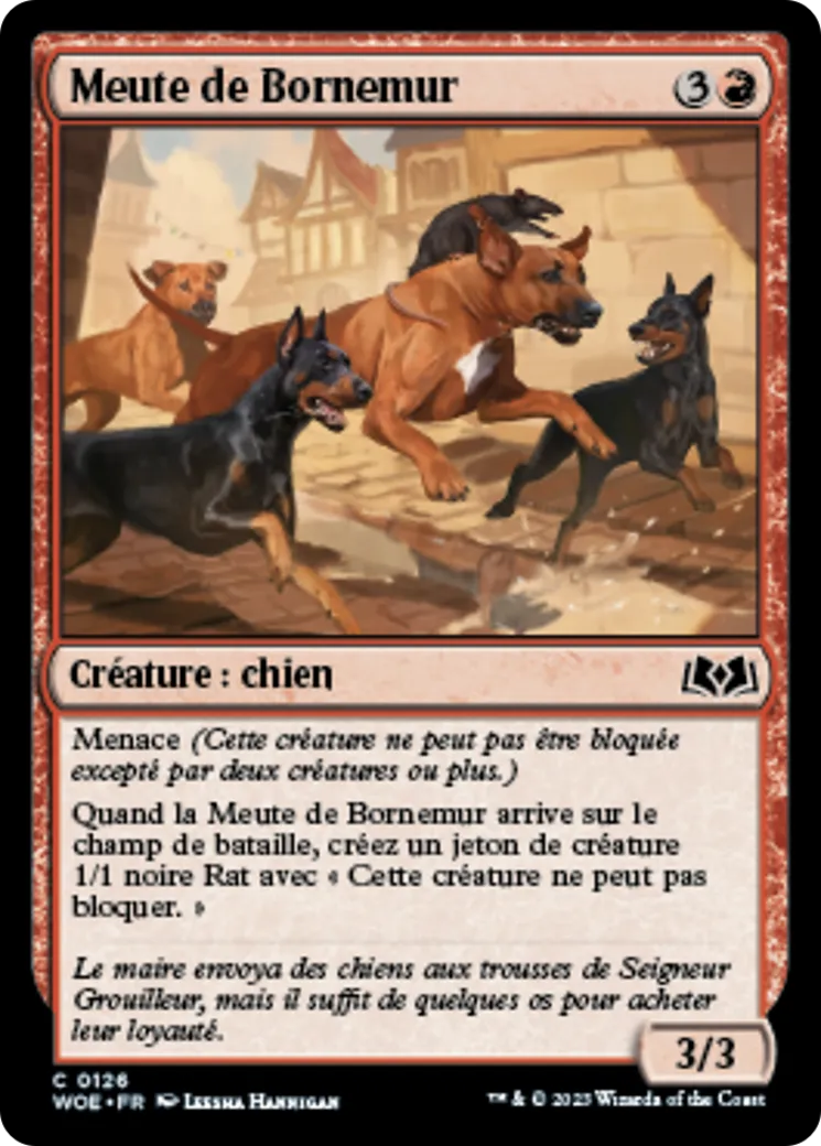 Meute de Bornemur — Wilds of Eldraine — Magic: The Gathering
