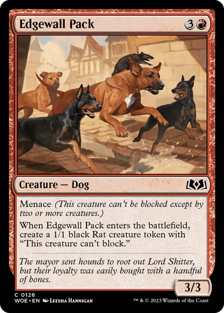 Meute de Bornemur — Wilds of Eldraine — Magic: The Gathering