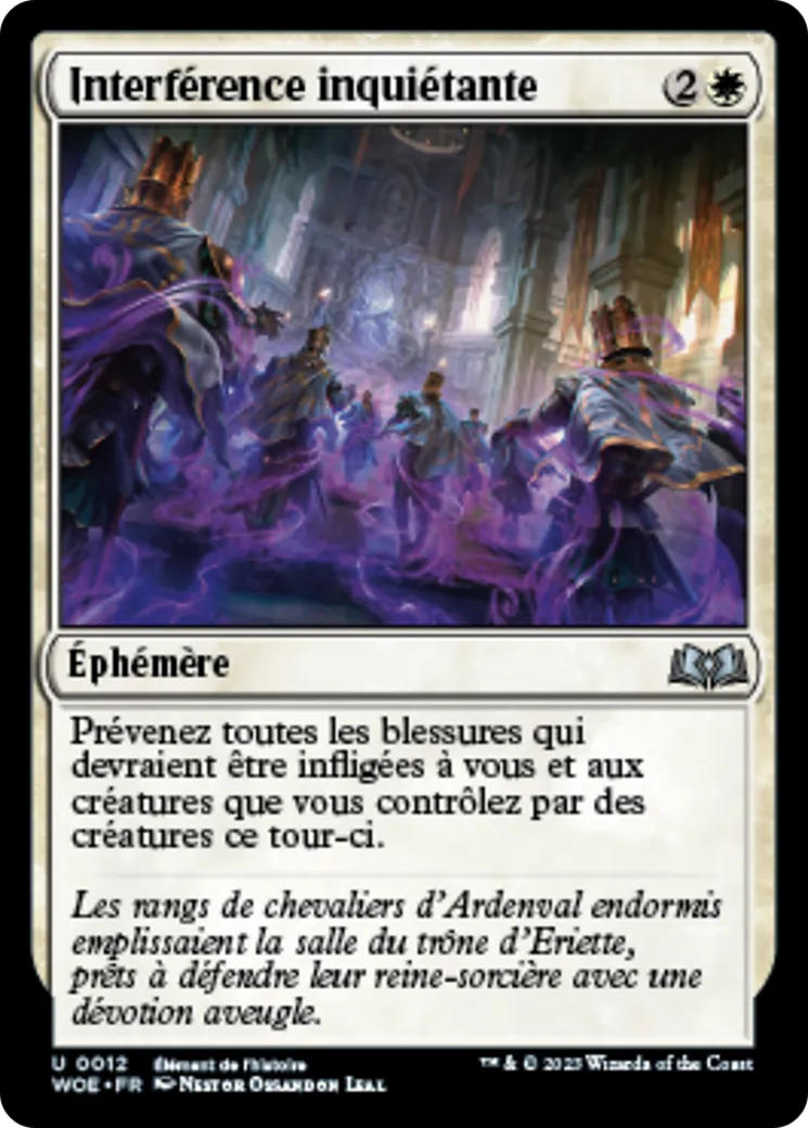 Interférence inquiétante — Wilds of Eldraine — Magic: The Gathering