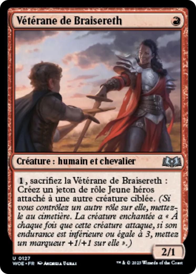 Vétérane de Braisereth — Wilds of Eldraine — Magic: The Gathering