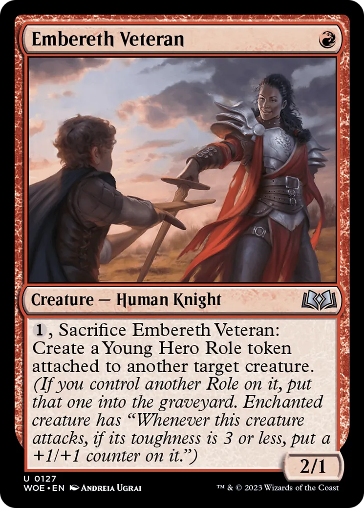 Vétérane de Braisereth — Wilds of Eldraine — Magic: The Gathering