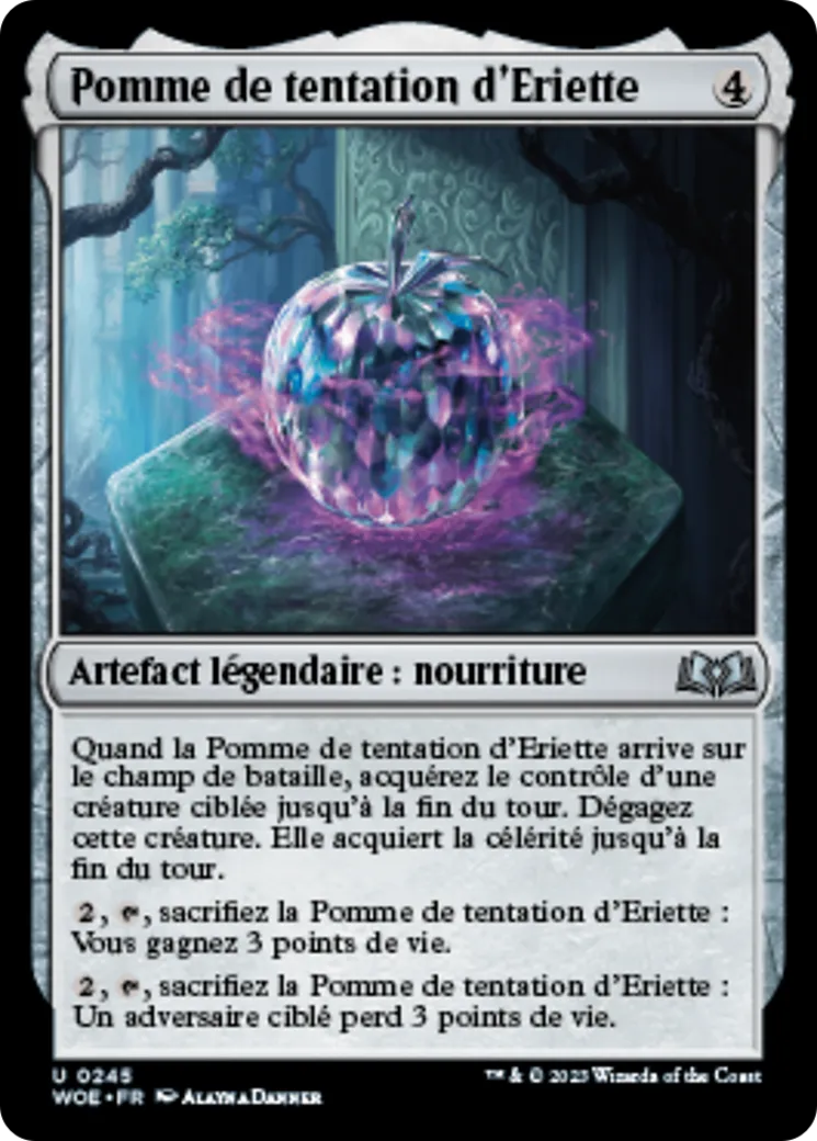 Pomme de tentation d'Eriette — Wilds of Eldraine — Magic: The Gathering