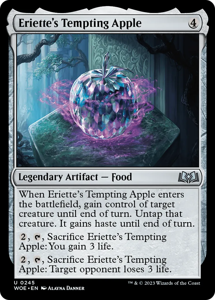 Pomme de tentation d'Eriette — Wilds of Eldraine — Magic: The Gathering
