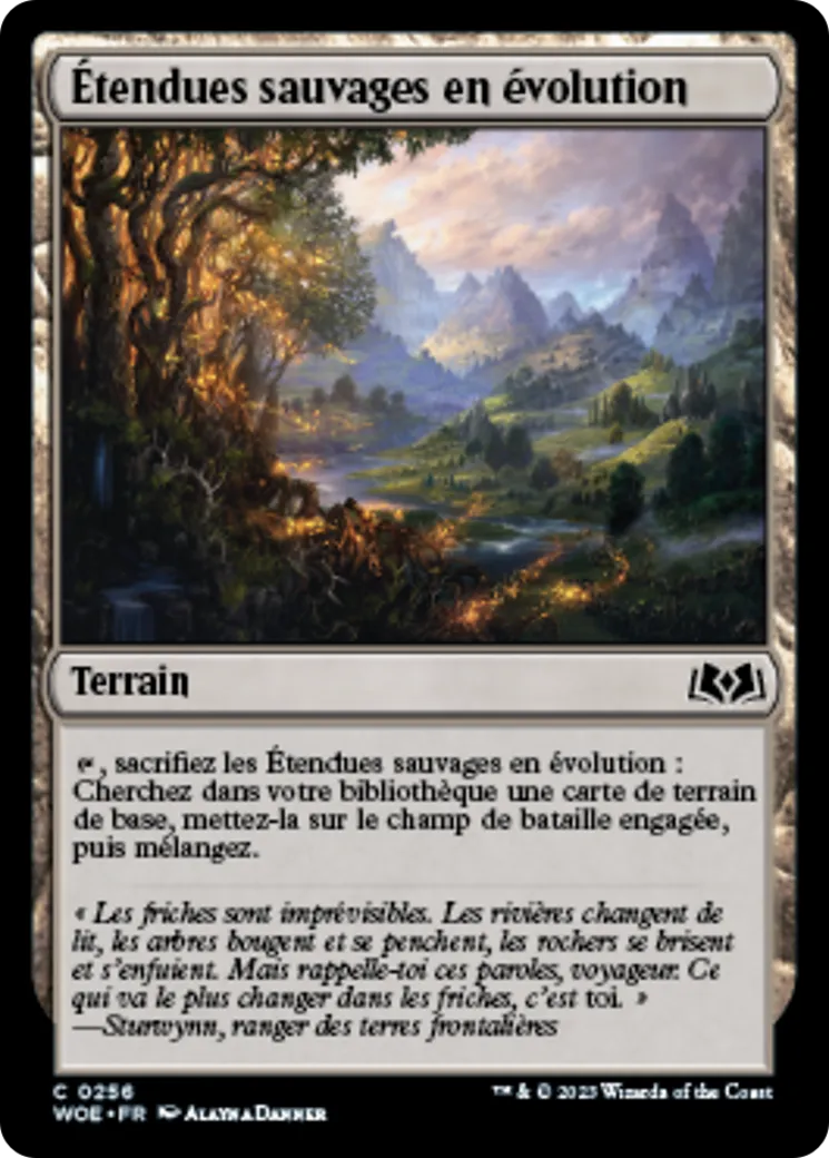Étendues sauvages en évolution — Wilds of Eldraine — Magic: The Gathering