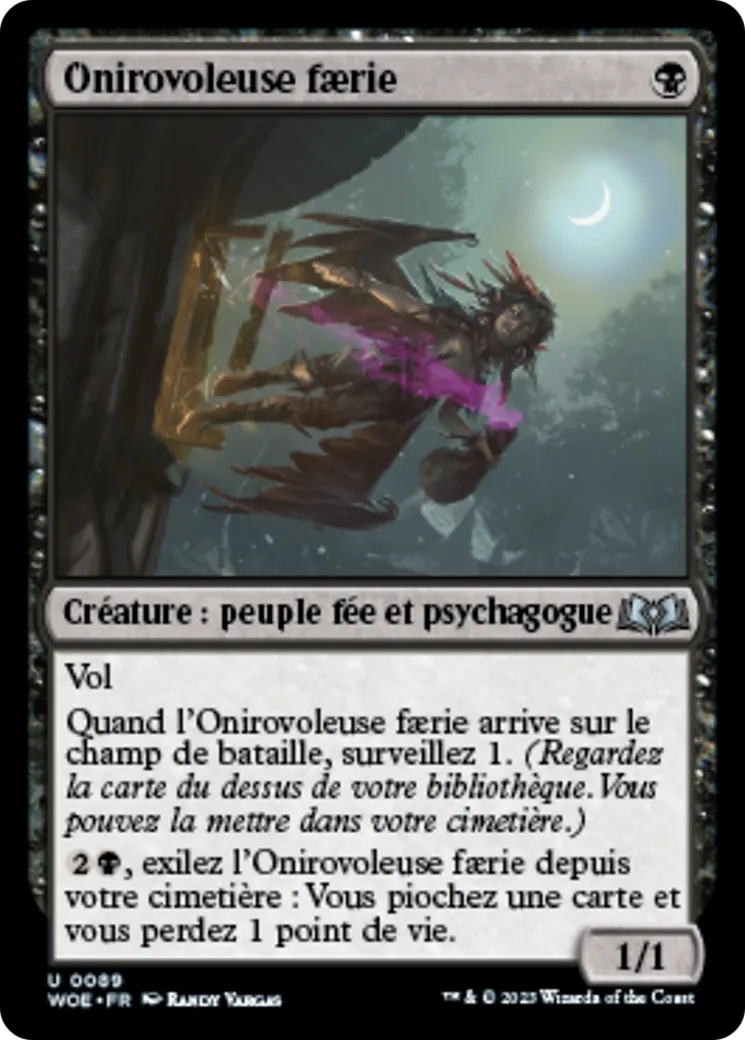 Onirovoleuse faerie — Wilds of Eldraine — Magic: The Gathering