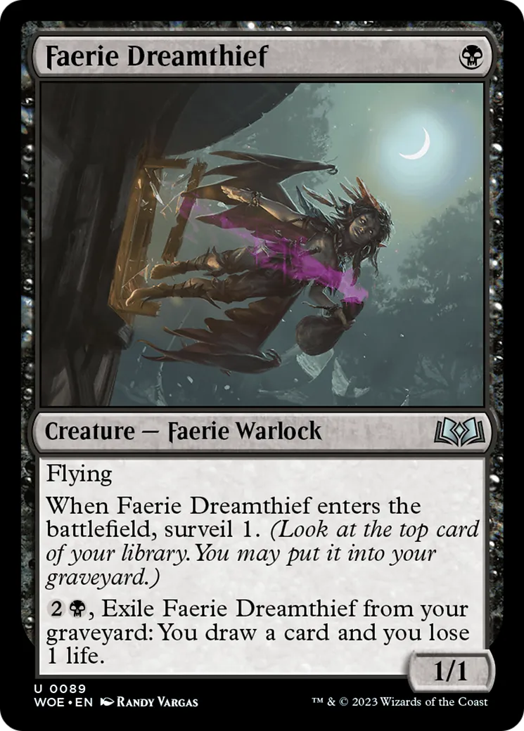 Faerie Dreamthief — Wilds of Eldraine — Magic: The Gathering