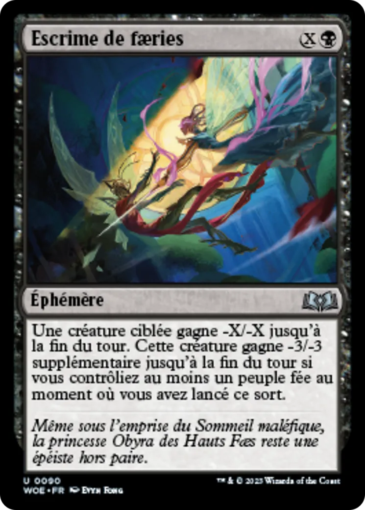 Escrime de faeries — Wilds of Eldraine — Magic: The Gathering