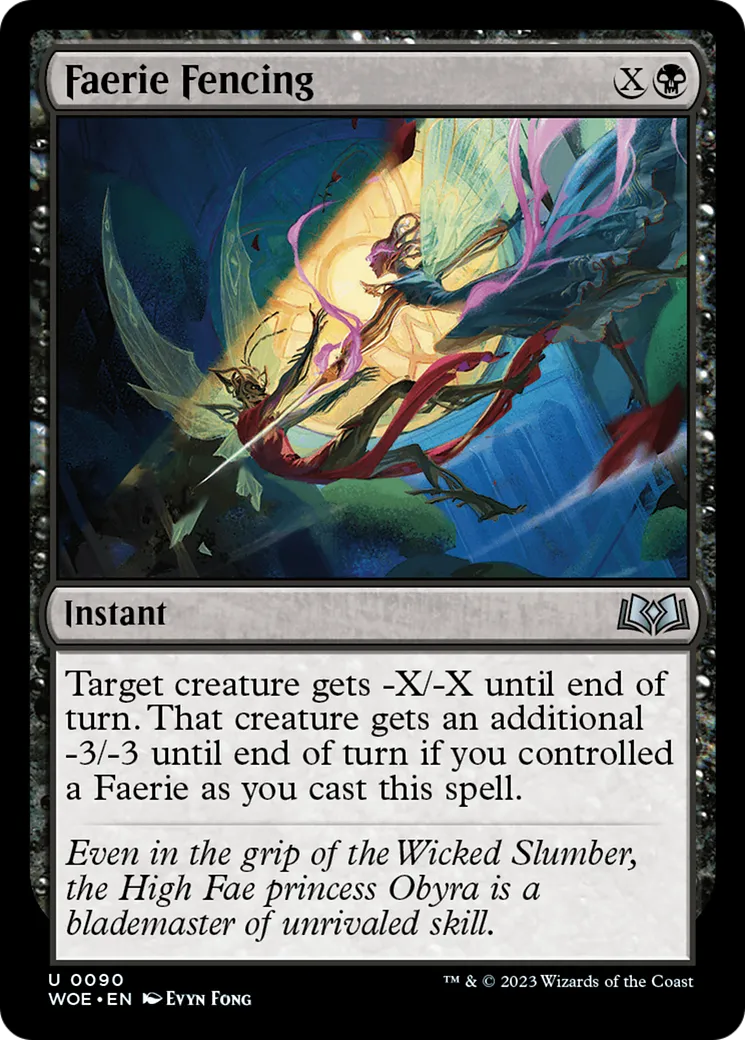 Faerie Fencing — Wilds of Eldraine — Magic: The Gathering