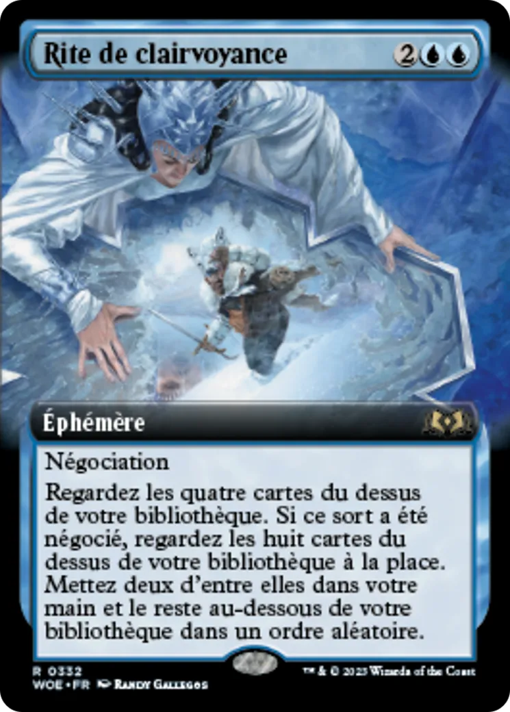 Rite de clairvoyance — Wilds of Eldraine — Magic: The Gathering