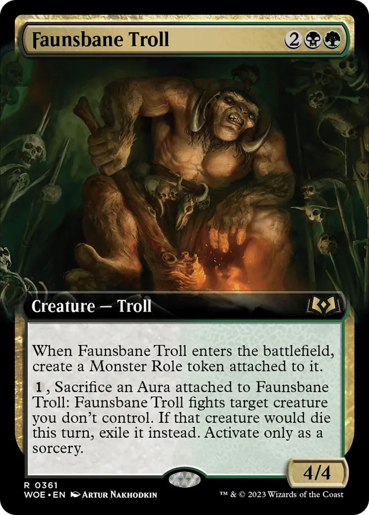 Faunsbane Troll — Wilds of Eldraine — Magic: The Gathering