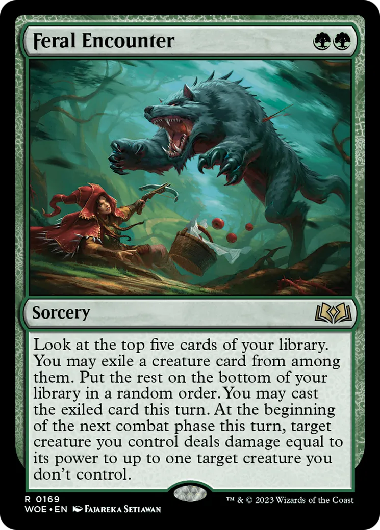 Feral Encounter — Wilds of Eldraine — Magic: The Gathering