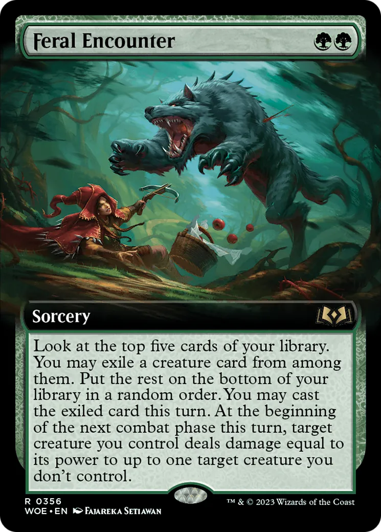 Feral Encounter — Wilds of Eldraine — Magic: The Gathering