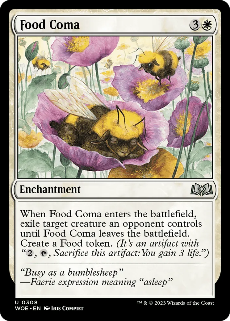 Food Coma — Wilds of Eldraine — Magic: The Gathering