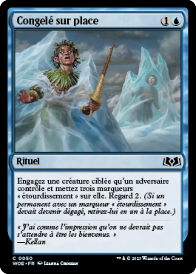 Congelé sur place — Wilds of Eldraine — Magic: The Gathering