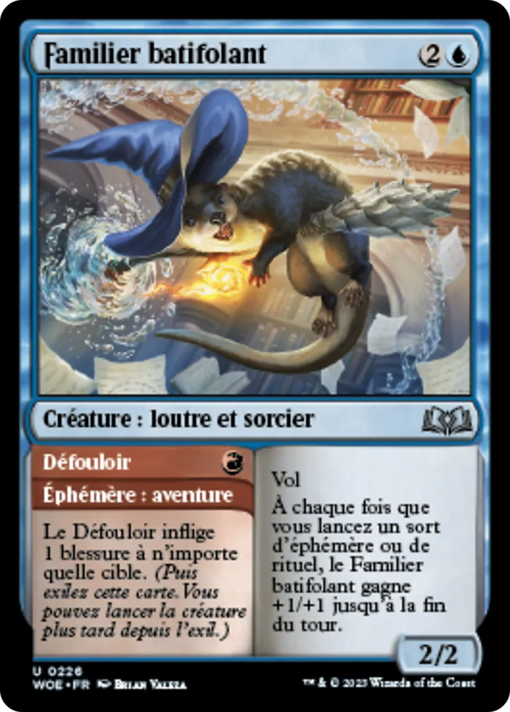 Familier batifolant // Défouloir — Wilds of Eldraine — Magic: The Gathering