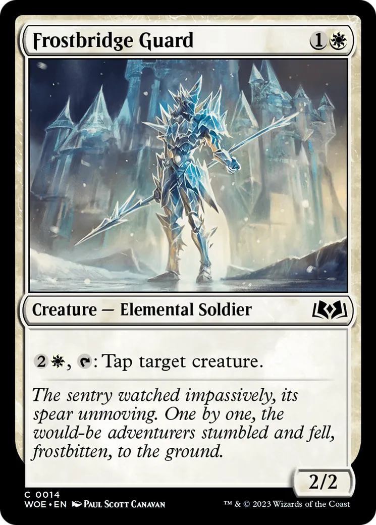 Garde du gèlepont — Wilds of Eldraine — Magic: The Gathering