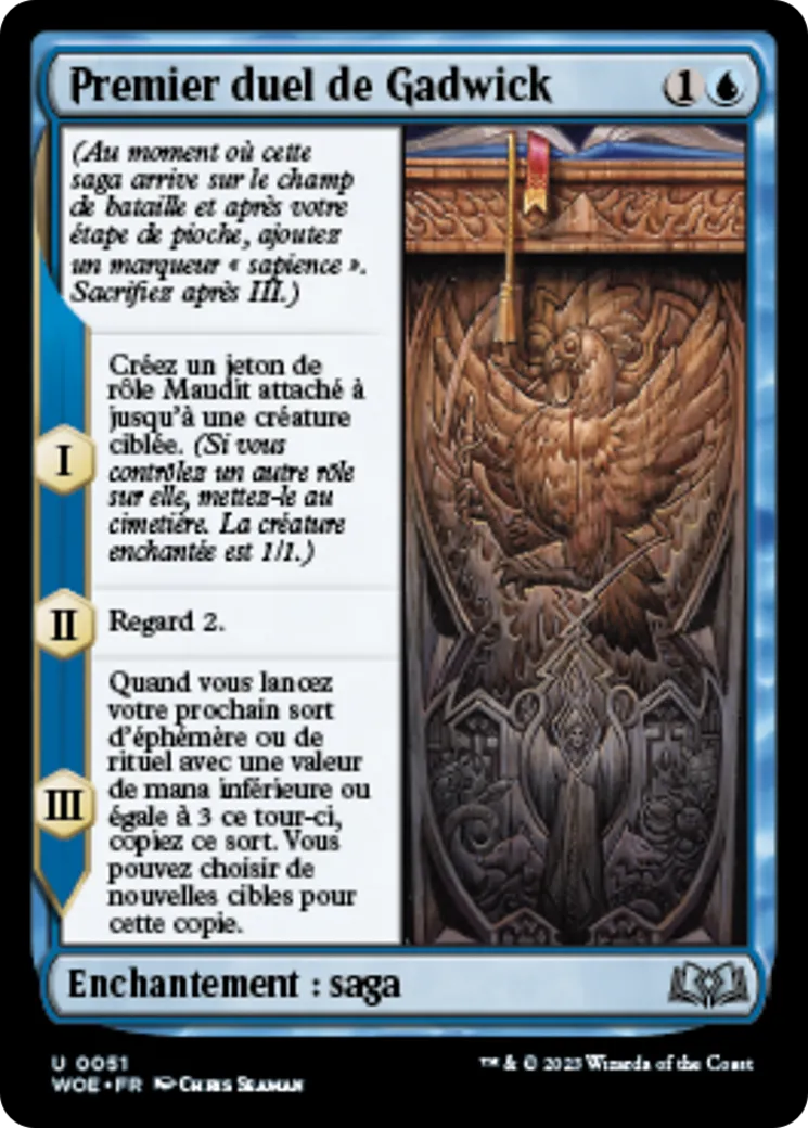 Premier duel de Gadwick — Wilds of Eldraine — Magic: The Gathering