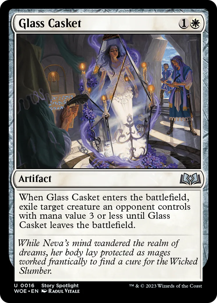 Glass Casket — Wilds of Eldraine — Magic: The Gathering