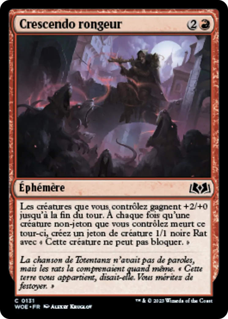 Crescendo rongeur — Wilds of Eldraine — Magic: The Gathering