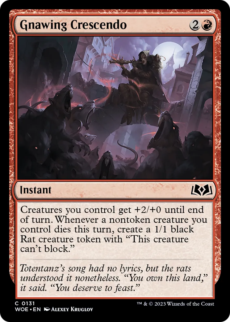 Crescendo rongeur — Wilds of Eldraine — Magic: The Gathering