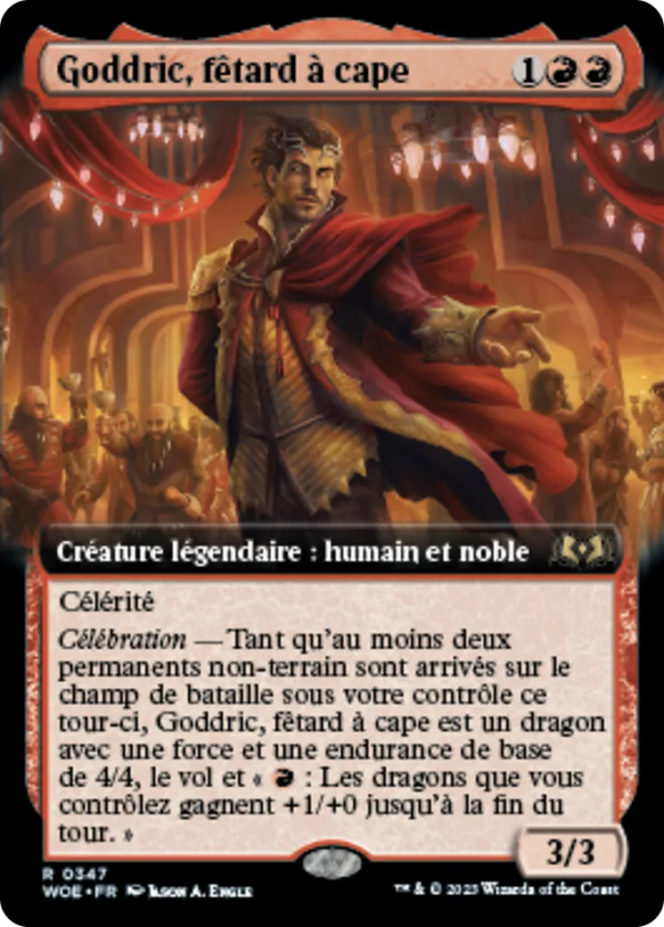 Goddric, fêtard à cape — Wilds of Eldraine — Magic: The Gathering