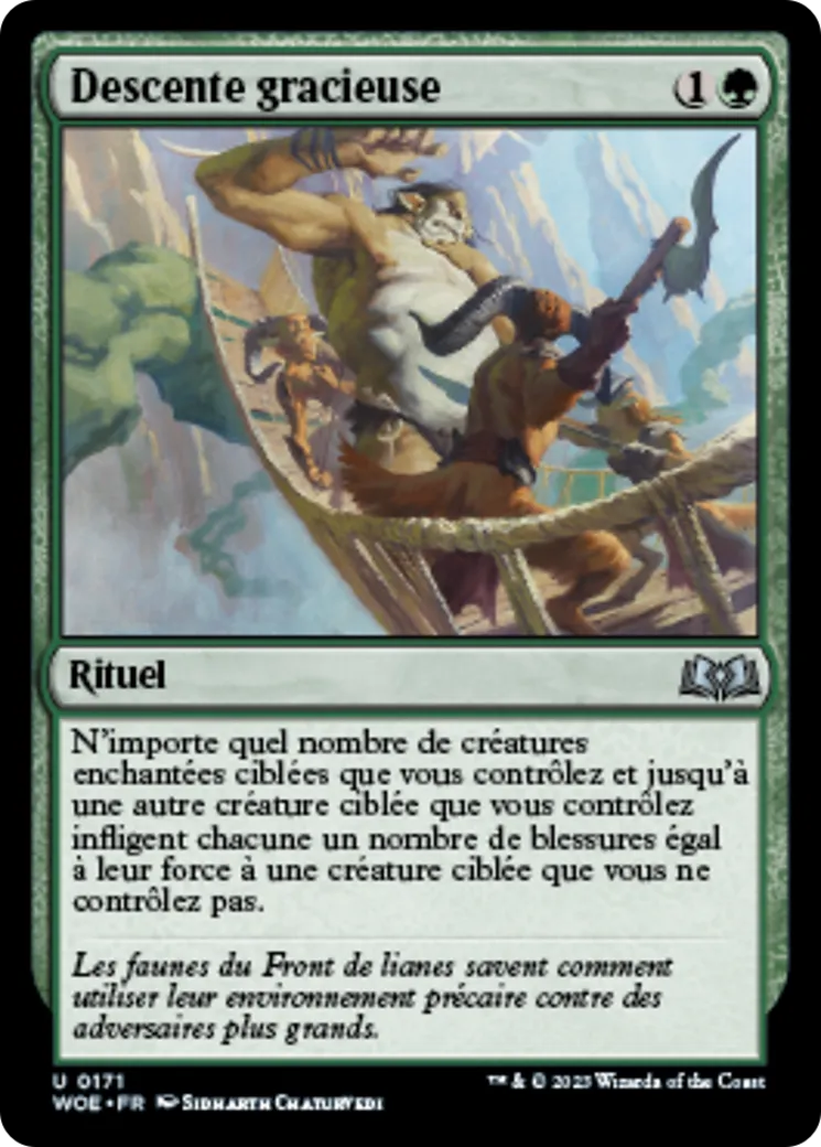 Descente gracieuse — Wilds of Eldraine — Magic: The Gathering