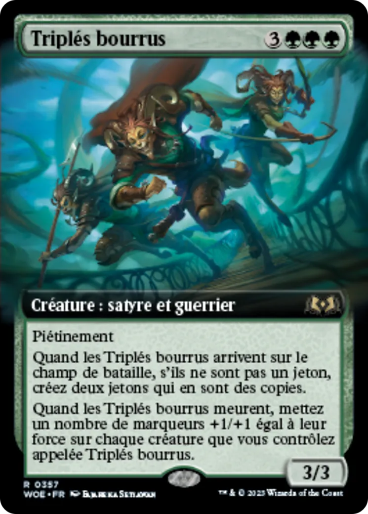 Triplés bourrus — Wilds of Eldraine — Magic: The Gathering
