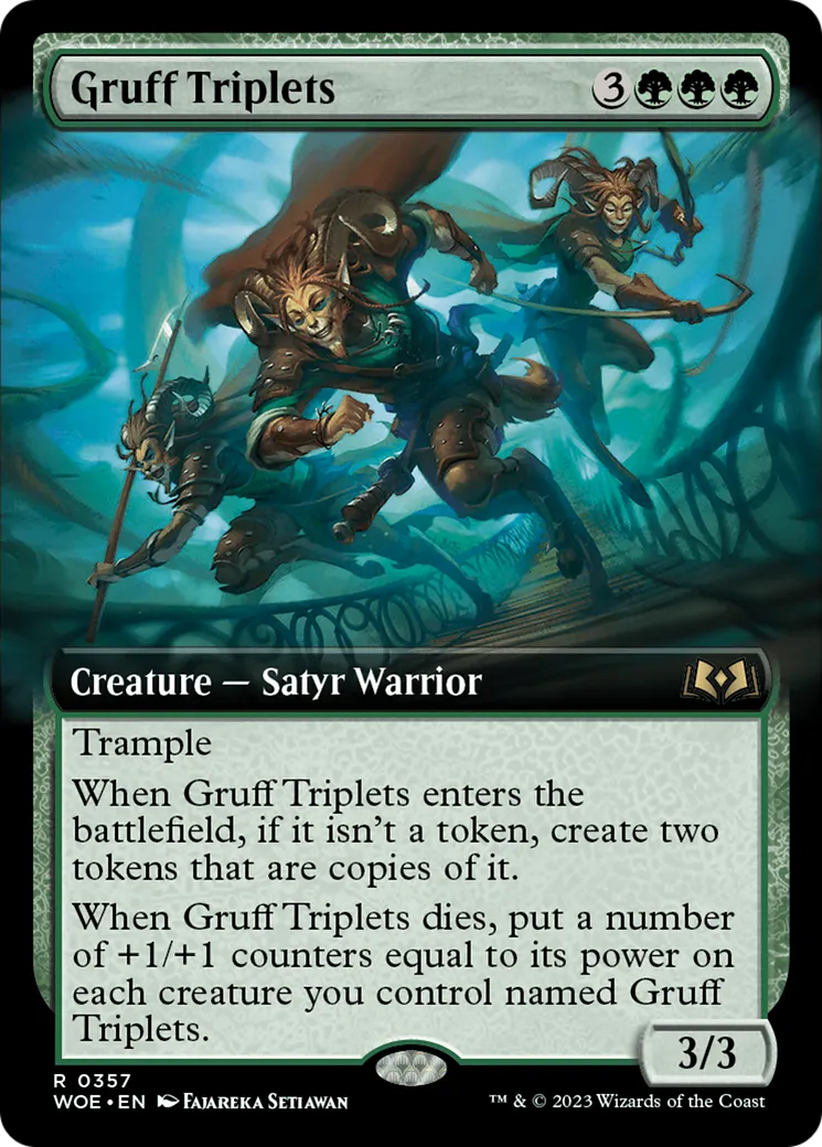 Gruff Triplets from Wilds of Eldraine - Magic: The Gathering