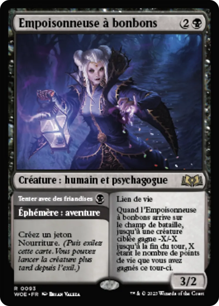 Empoisonneuse à bonbons // Tenter avec des friandises — Wilds of Eldraine — Magic: The Gathering