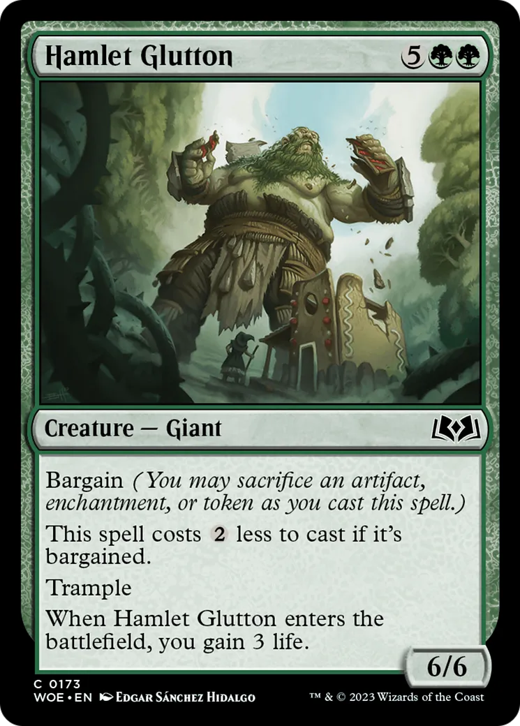Hamlet Glutton — Wilds of Eldraine — Magic: The Gathering