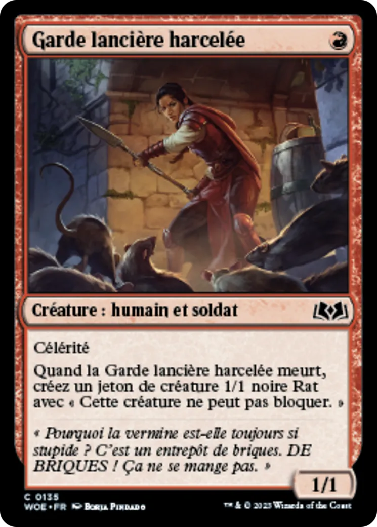 Garde lancière harcelée — Wilds of Eldraine — Magic: The Gathering