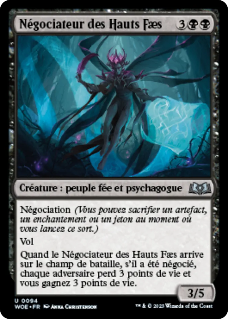 Négociateur des Hauts Faes — Wilds of Eldraine — Magic: The Gathering