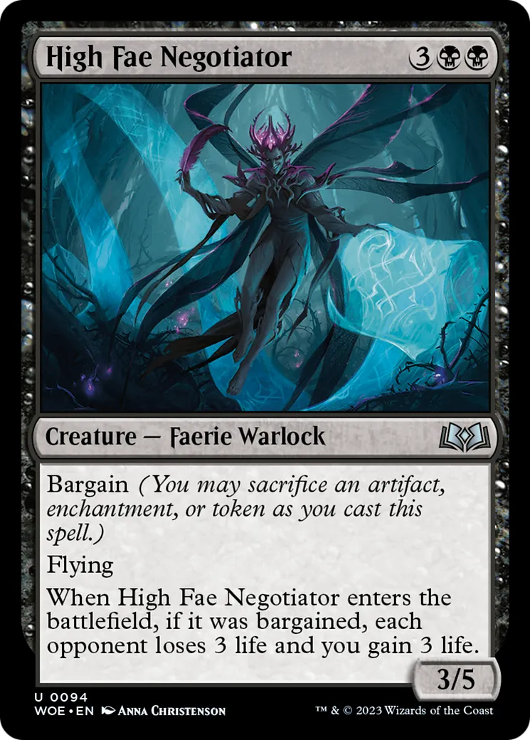 Négociateur des Hauts Faes — Wilds of Eldraine — Magic: The Gathering