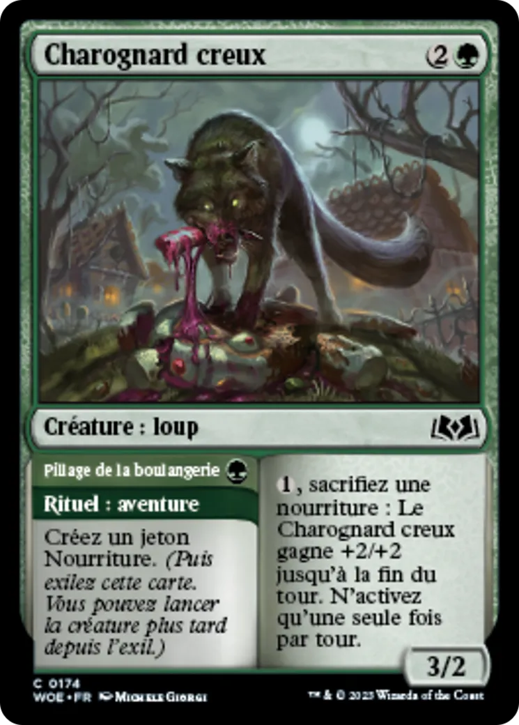 Charognard creux // Pillage de la boulangerie — Wilds of Eldraine — Magic: The Gathering
