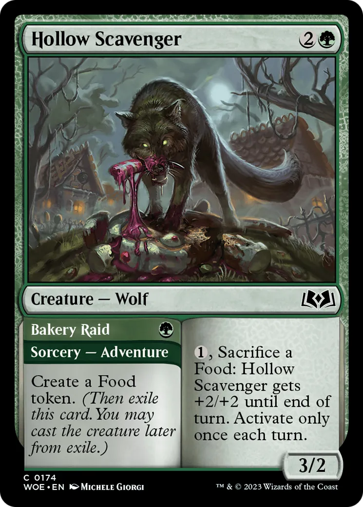 Charognard creux // Pillage de la boulangerie — Wilds of Eldraine — Magic: The Gathering