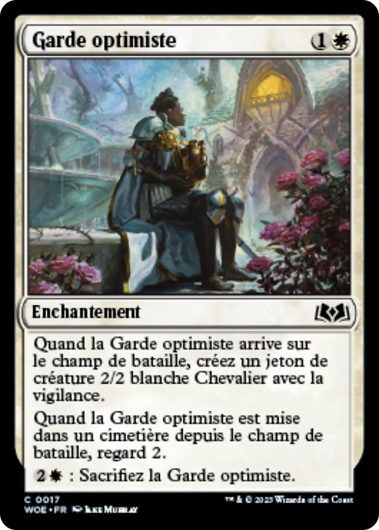 Garde optimiste — Wilds of Eldraine — Magic: The Gathering
