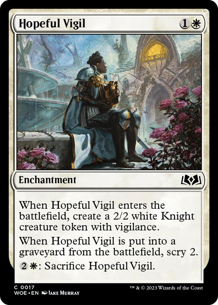 Garde optimiste — Wilds of Eldraine — Magic: The Gathering