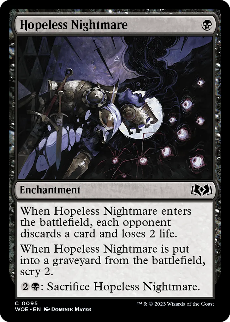Hopeless Nightmare — Wilds of Eldraine — Magic: The Gathering