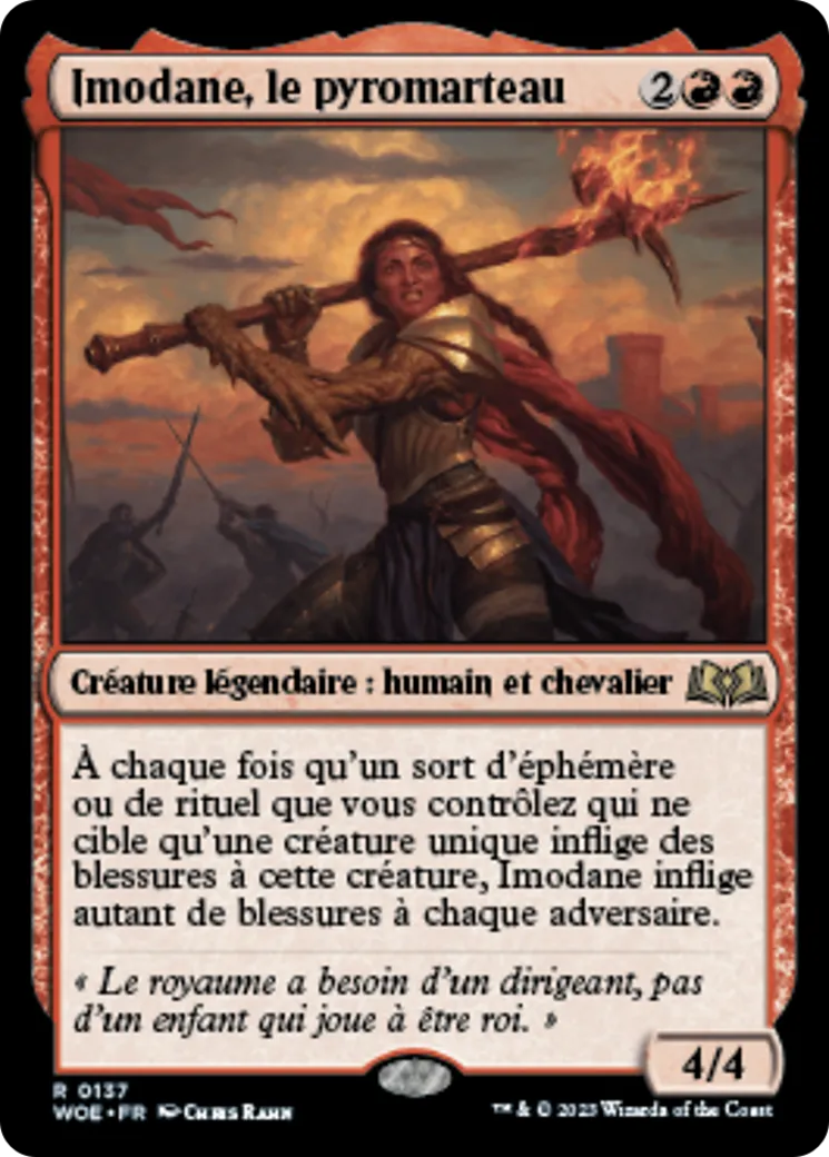 Imodane, le pyromarteau — Wilds of Eldraine — Magic: The Gathering